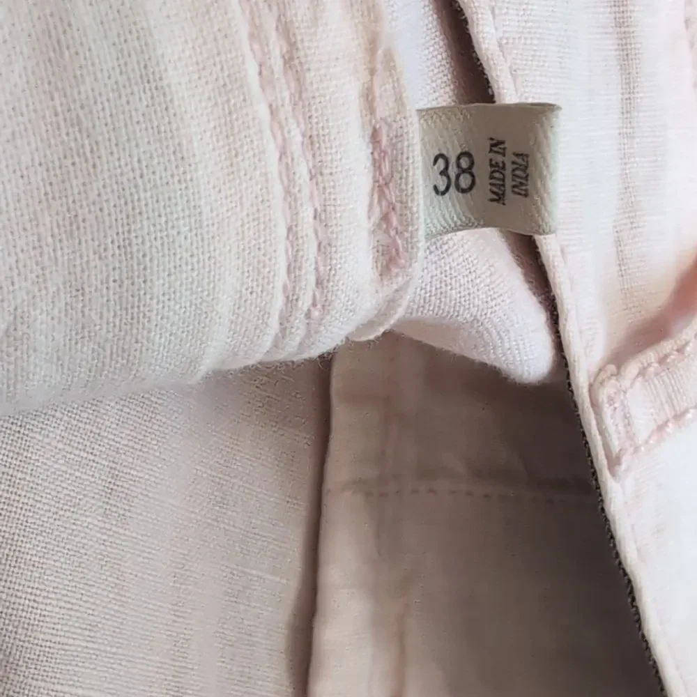 Faherty Malibu Linen & Cotton Summer Pink Chino Shorts Sz 38